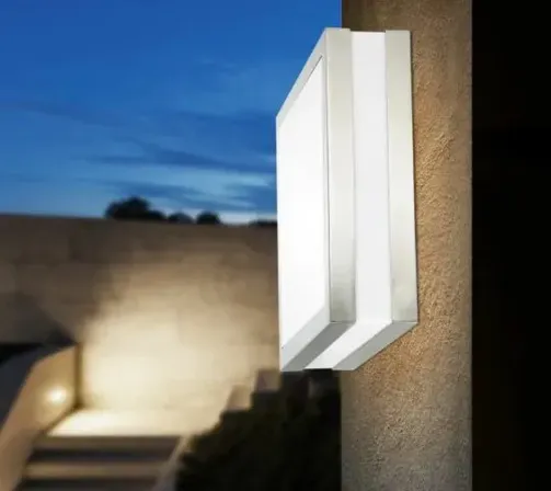 Globo creek udendørs led væglampe krom(ubrugt)