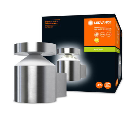 2 stk. ledvance udendørslampe væglampe i rustfrit stål(ubrugt)