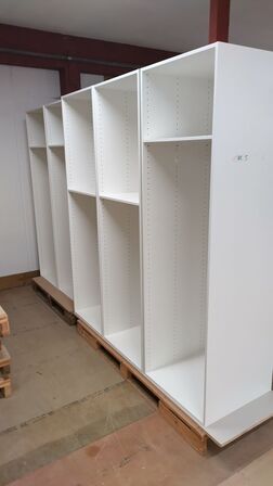 5 stk. samlet højskabe H: 195,2 x B:60 x D: 58 cm m/1 hylde