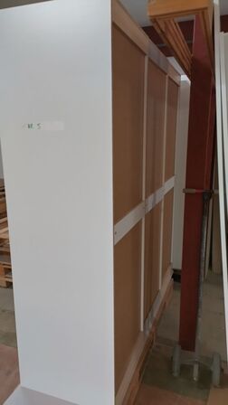 5 stk. samlet højskabe H: 195,2 x B:60 x D: 58 cm m/1 hylde