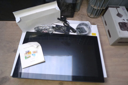 3 stk. monitor til f.eks. fotos, m/fjernbetjening 54cm, 54cm og 80cm