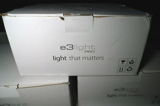 5 stk. lamper t/lysskinne, sorte