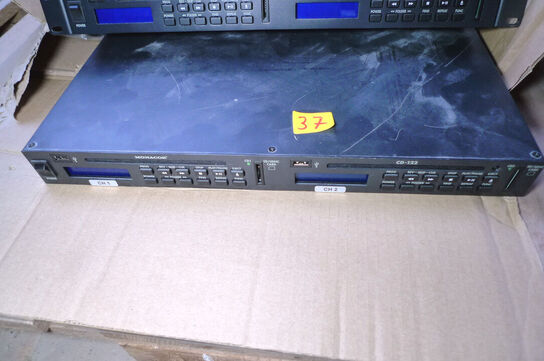 2 stk. Monacor medie afspillere CD-122
