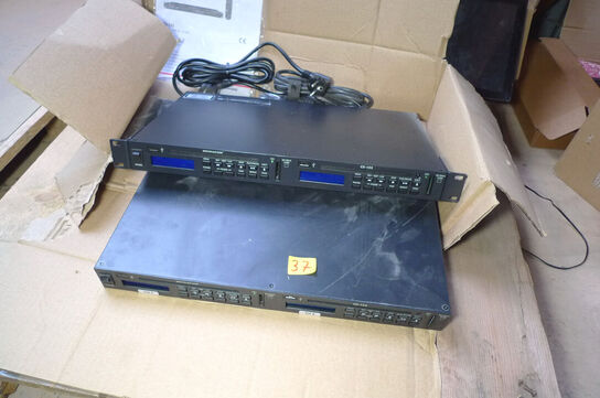 2 stk. Monacor medie afspillere CD-122