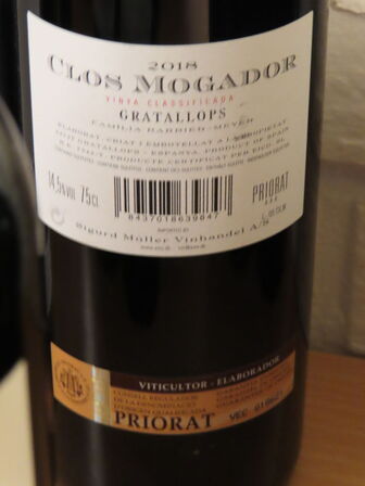 2 flasker gratallops CLOS MOGADOR