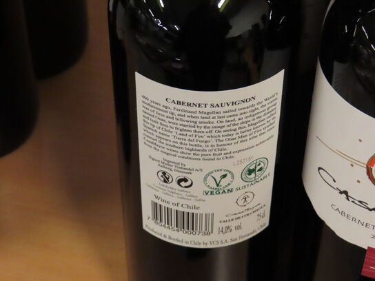 5 flasker carbernet sauvignon CASA MAYOR