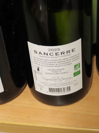 3 flasker SANCERRE og 2 flasker TACCO