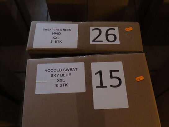 2 kasser crewneck og sweater str: XXL