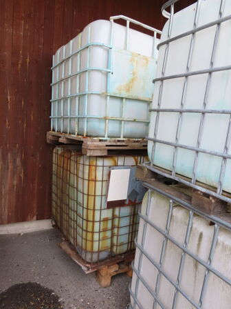 Stort parti palletanke