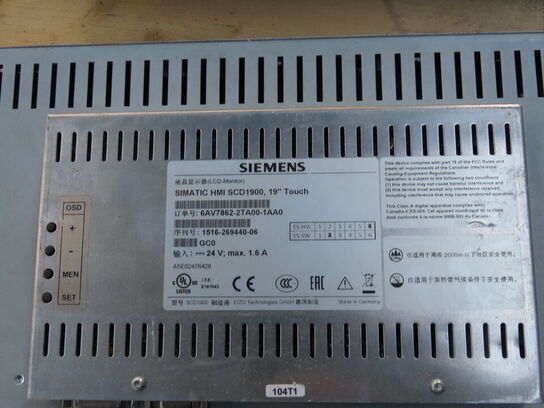 4 stk skærme SIEMENS