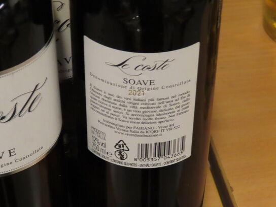 3 flasker soave LE COSTE