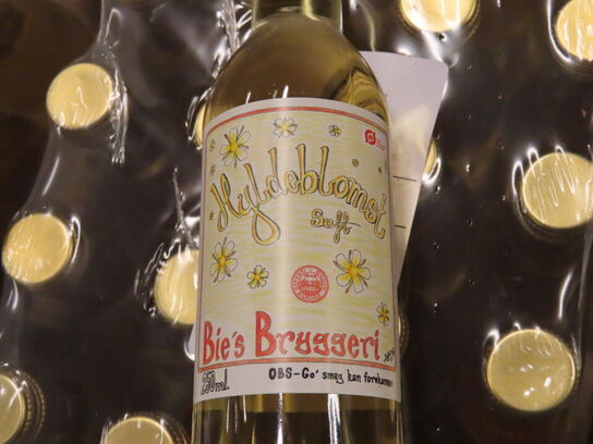 3 kasser hyldeblomstdrik BIE'S