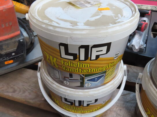 4 stk spande med Folielim LIP