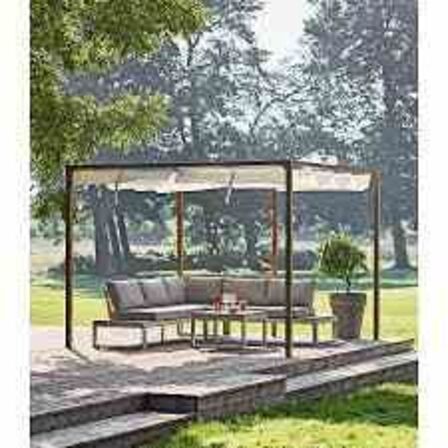 Bali Pergola wooden med off-white cover 3x3 m.