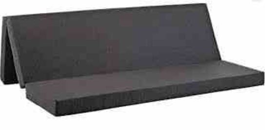Sleepy 3-delt foldemadras 180x200x12 cm Antracit  