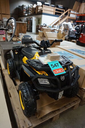 ATV - Sort/Gul Børne elkøretøj 