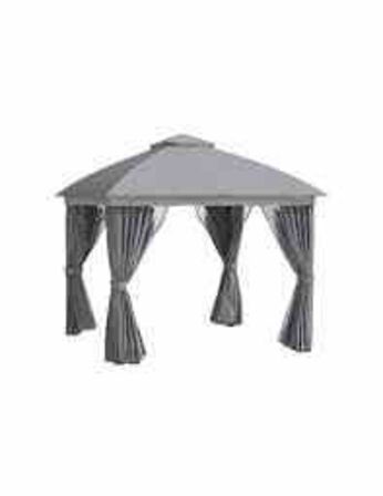 Sunjoy gardin til pavilion 300cm x 300cm 