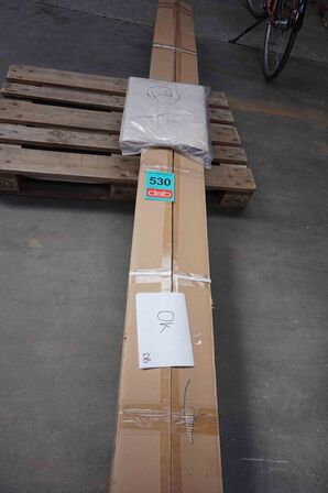 Bali Pergola wooden med off-white cover 3x3 m.