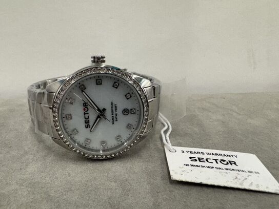 Armbåndsur SECTOR 120 36MM 3H MOP DIAL W/CRYSTAL BR SS