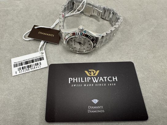 Armbåndsur PHILIP WATCH 31MM 3H W/SILVER W/DIAM D