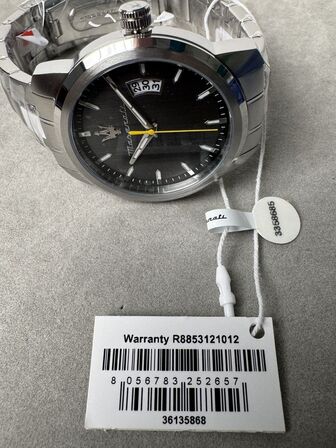 Armbåndsur MASERATI SUCCESSO 42MM 3H GRAY DIAL SS BR