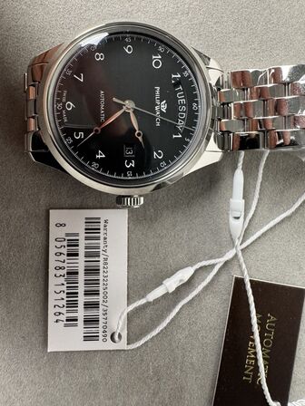 Armbåndsur PHILIP WATCH MUSEUM 40MM AUTO BLACK DIAL SS