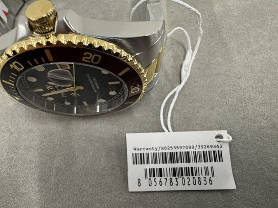 Armbåndsur PHILIP WATCH CARIBE 42MM 3H BLACK DIAL BR SS