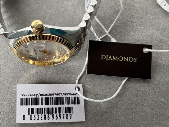 Armbåndsur PHILIP WATCH CARIBE 31MM 3H W/SIL DIAL W/DIA