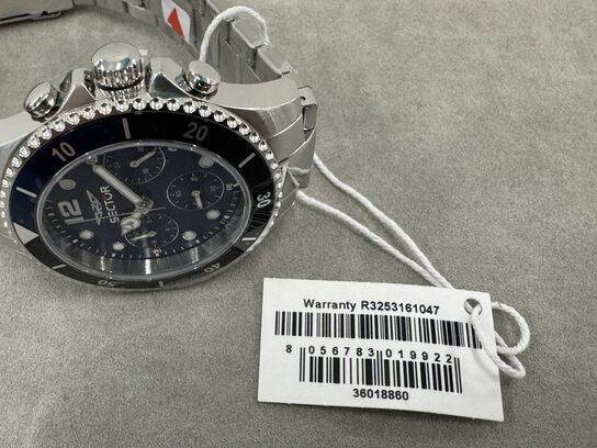 Armbåndsur SECTOR 230 39MM MULT BLUE DIAL BR SS