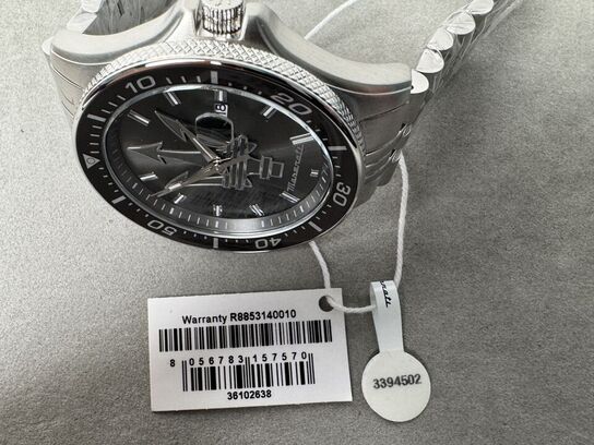 Armbåndsur MASERATI SFIDA 44MM 3H GUN DIAL SS BR