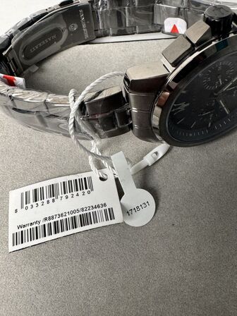 Armbåndsur MASERATI SUCCESSO 44MM CHR BLUE DIAL BR GUN