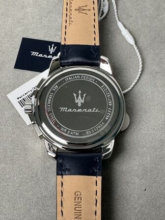 Armbåndsur MASERATI SUCCESSO EXT 44MM CHR SS BLUE DIA BLU ST