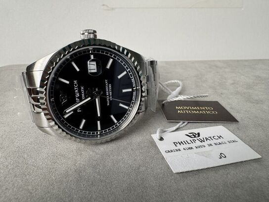 Armbåndsur PHILIP WATCH CARIBE 41MM AUTO 3H BLACK DIAL