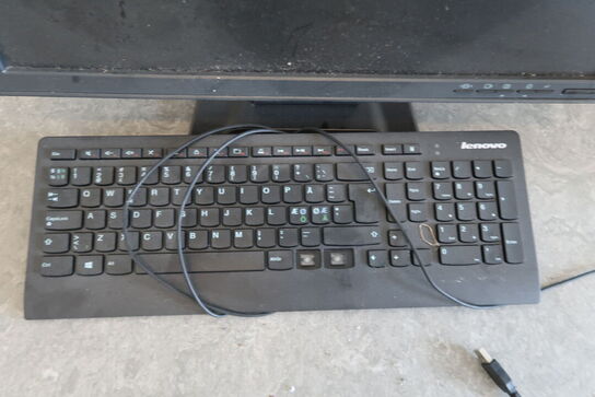 Lenovo keyboard & skærm 