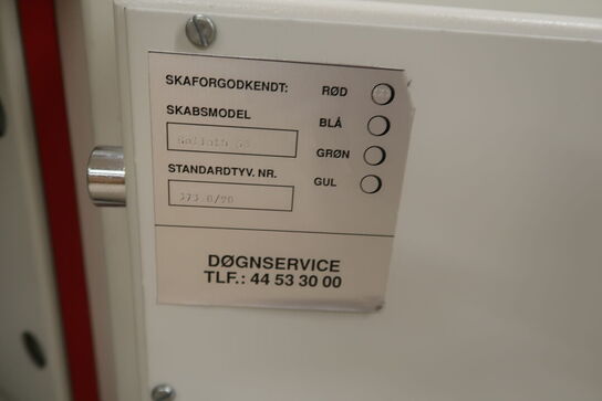 Rosengrens pengeskab med udfaldsskuffe