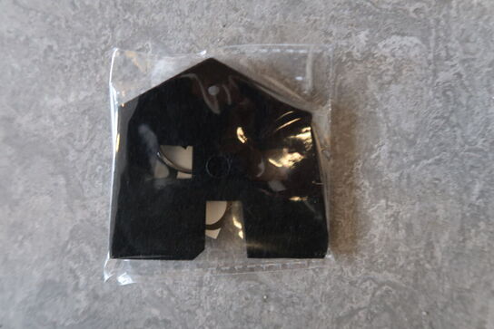 Ca. 480 stk. Nøgleringe med filtmotiver 