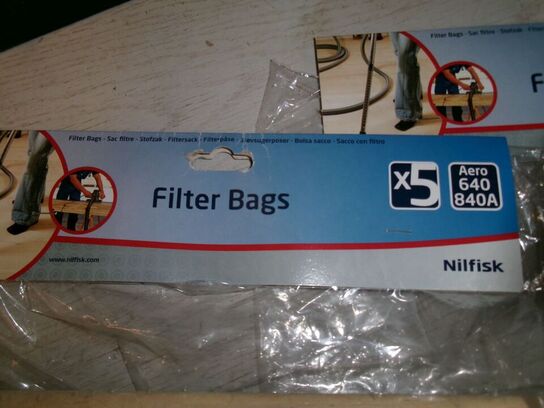 10 stk. støvsugerposer, Nilfisk