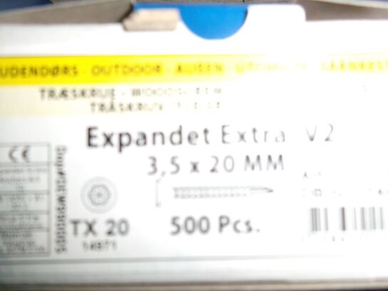 10 ks træskruer, udendørs