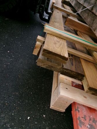 26 stk. trykimp. Brædder