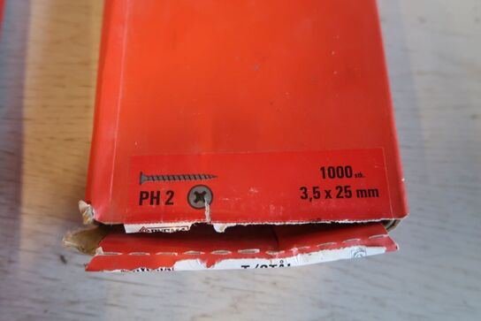 2 ks båndskruer til gips