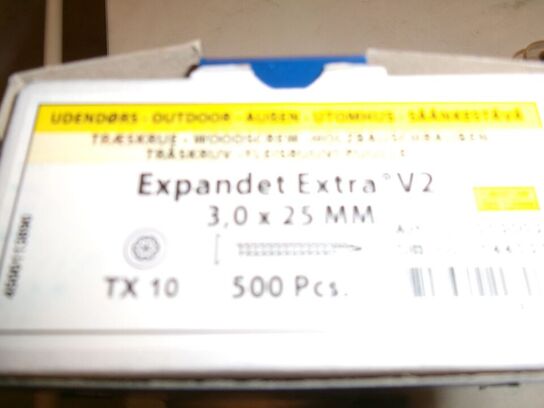 5 ks træskruer, udendørs