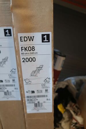 3 stk. Velux inddækning