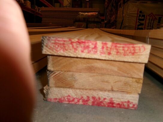 16,8 meter forrammetræ 122x19 mm