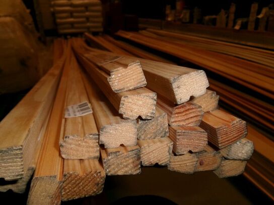 84 meter glasliste 22x18 mm