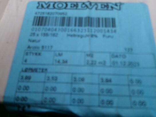 70 løbende meter heltrægulv 8 %