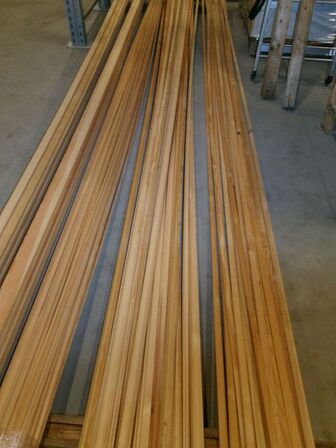 159,6 meter hjørneliste 21x21 mm