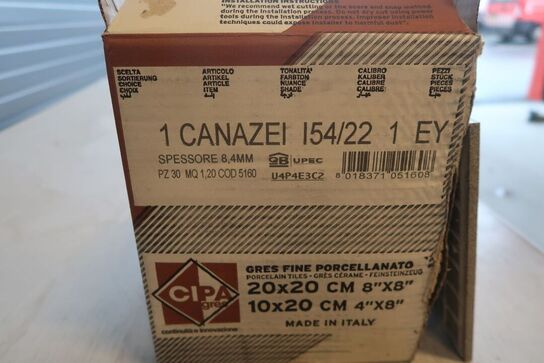 30 stk. klinker, gråmeleret