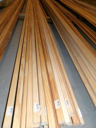 84 meter glasliste 22x18 mm