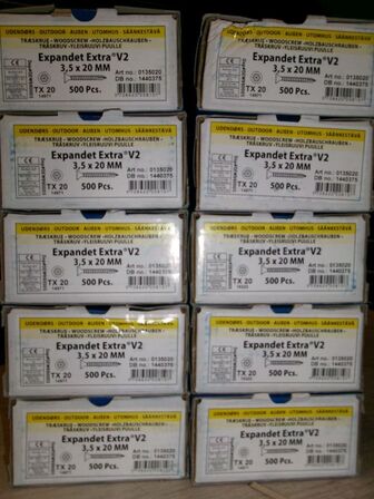 10 ks træskruer, udendørs