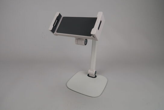 Tablet stander med fod - Hvid